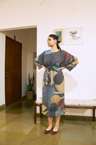 Kimono Dress in Madhu Linen Cotton - CiceroniDressesNikyta's Workroom