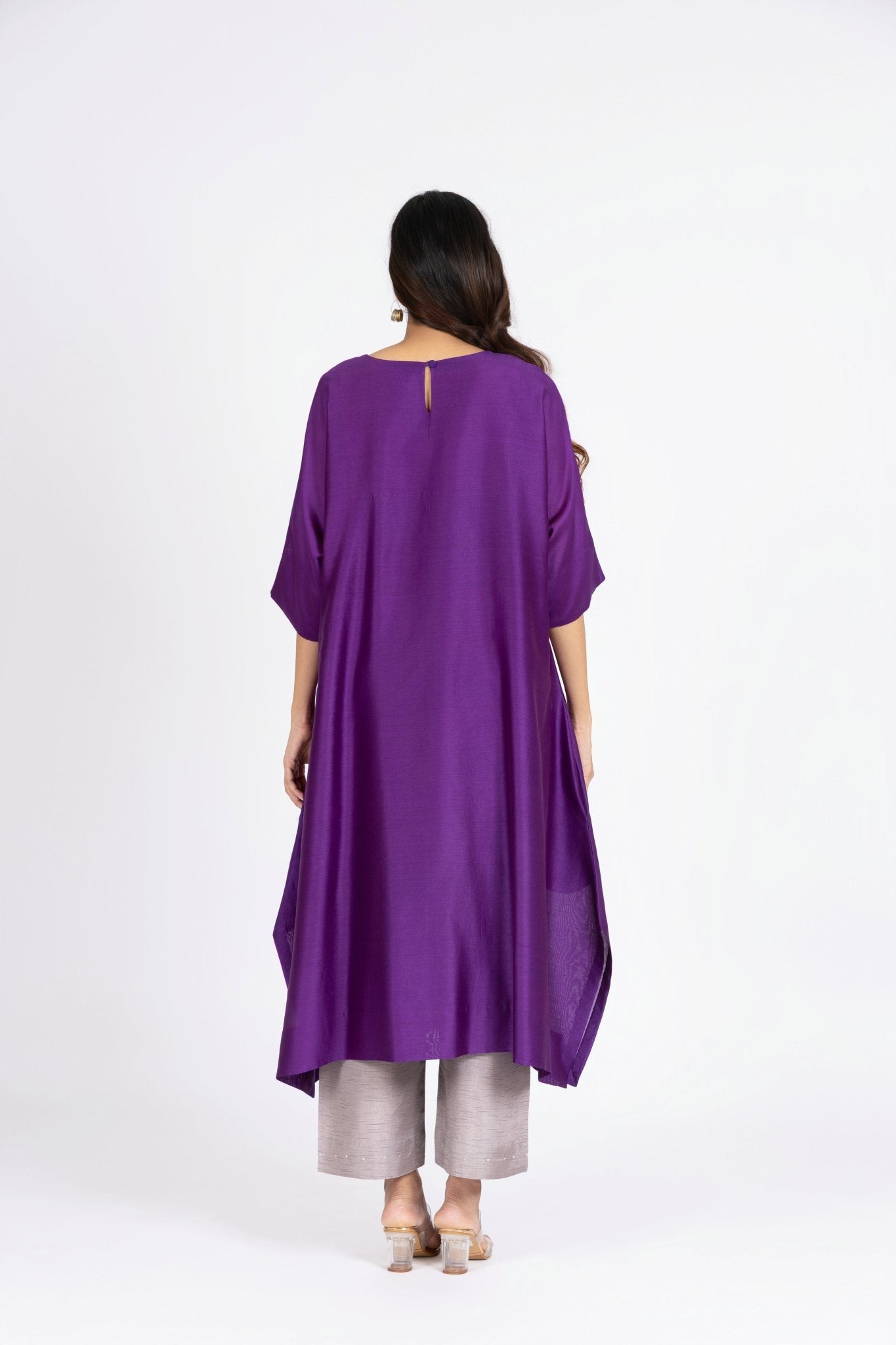 Kimono Tunic and Pants - Violet - CiceroniTunic SetBhavik Shah