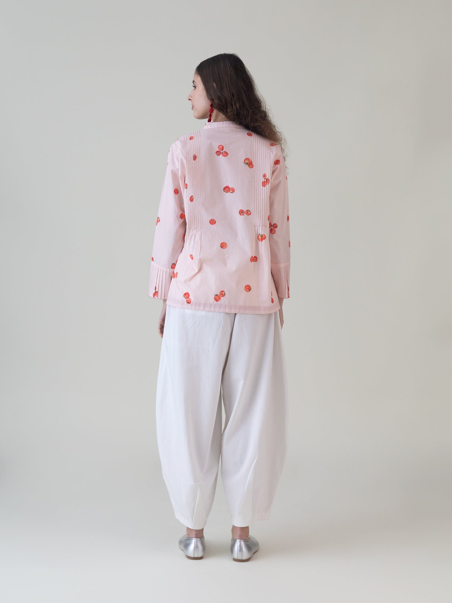Koharu Pink Shirt - CiceroniWomen ShirtsShades of India