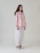 Koharu Pink Shirt - CiceroniWomen ShirtsShades of India