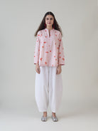 Koharu Pink Shirt - CiceroniWomen ShirtsShades of India