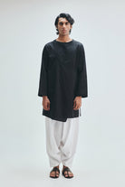 Kohl Co-Linen Men's Angrakha Kurta - CiceroniKurtaSaphed