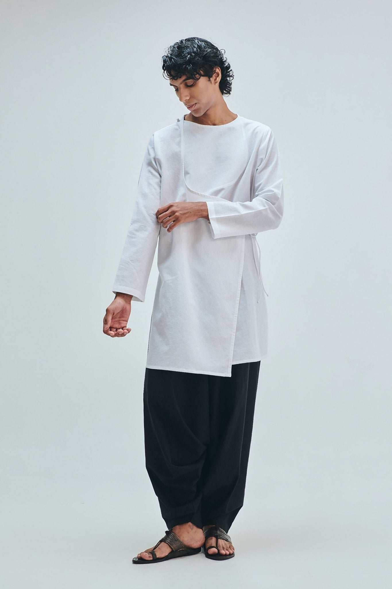 Kohl Co-Linen Men's Dhoti Drape Pants - CiceroniDhoti PantsSaphed
