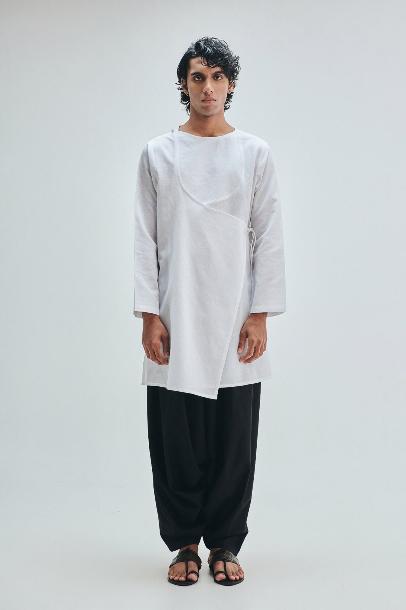Kohl Co-Linen Men's Dhoti Drape Pants - CiceroniDhoti PantsSaphed