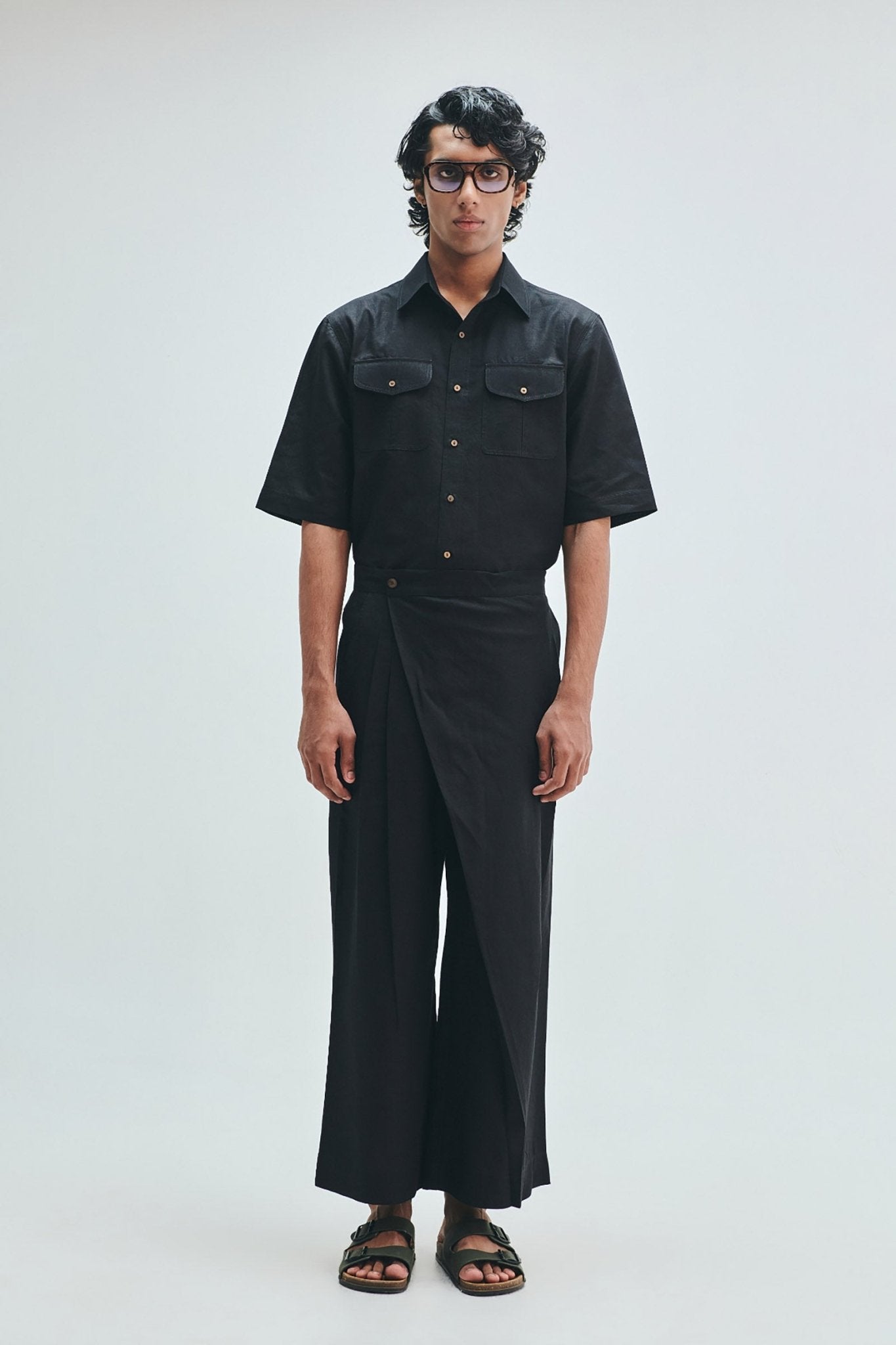 Kohl Co-Linen Men's Flap Pocket Shirt - CiceroniShirtSaphed