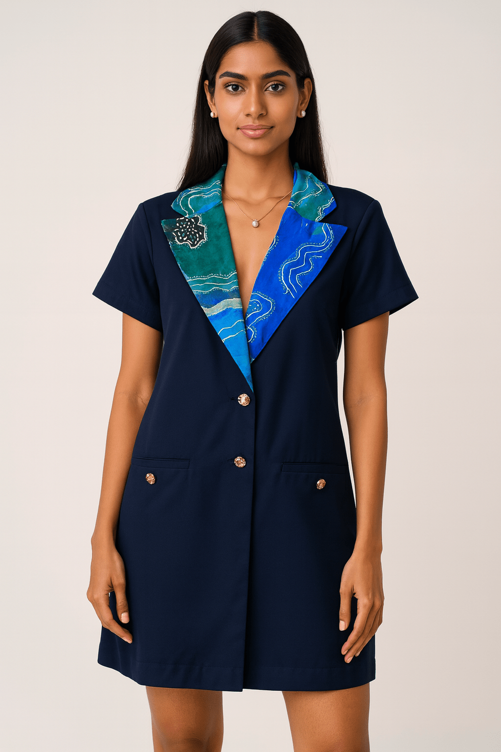 Komorebi Blazer Dress - CiceroniDressesArtbeats by Keerthana