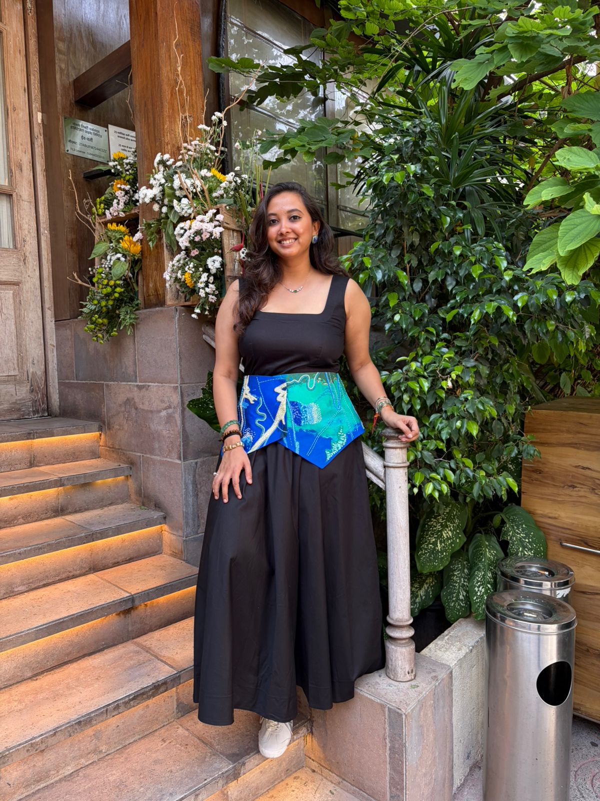 Komorebi Corset Belt with Dress - CiceroniDressArtbeats by Keerthana