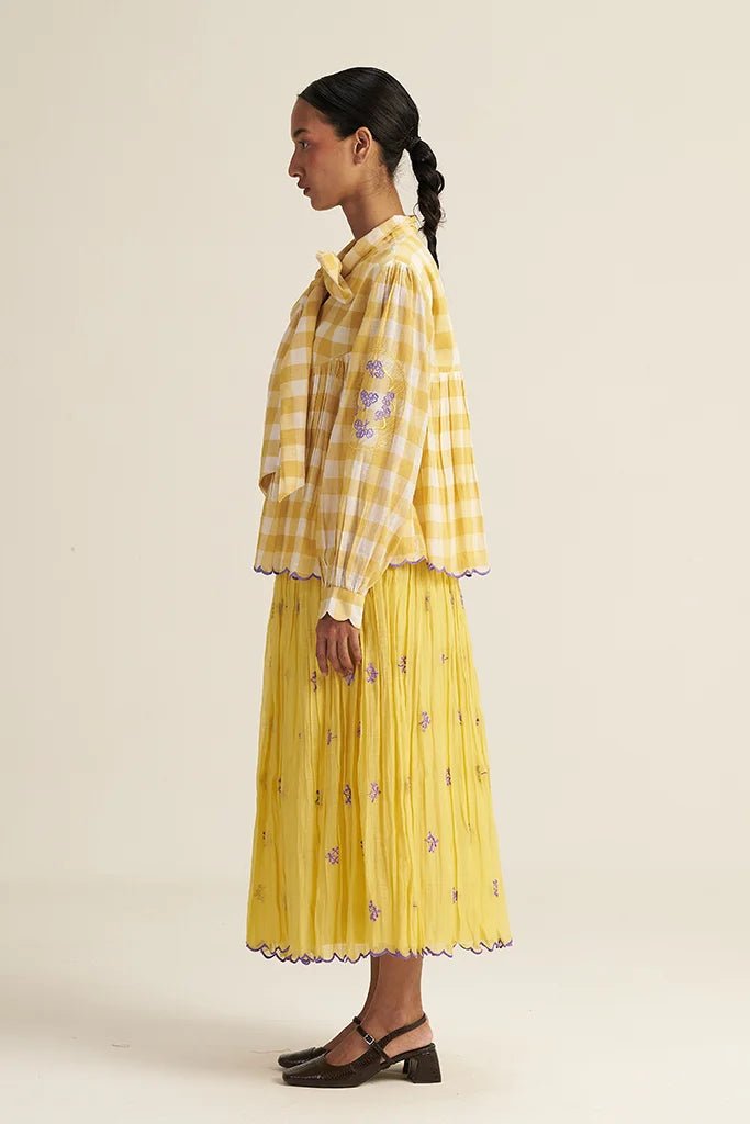 Kopou Set - Butter Yellow - CiceroniSkirt SetGaach
