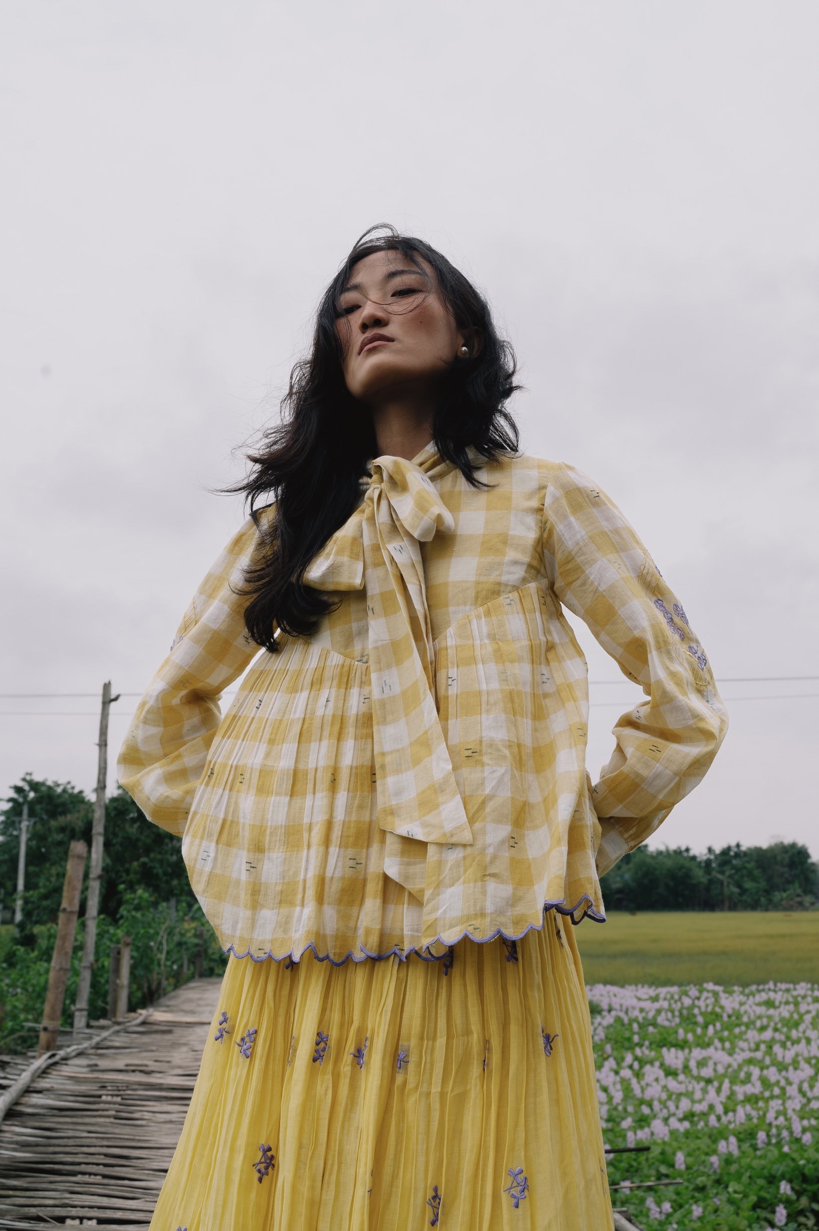 Kopou Set - Butter Yellow - CiceroniSkirt SetGaach