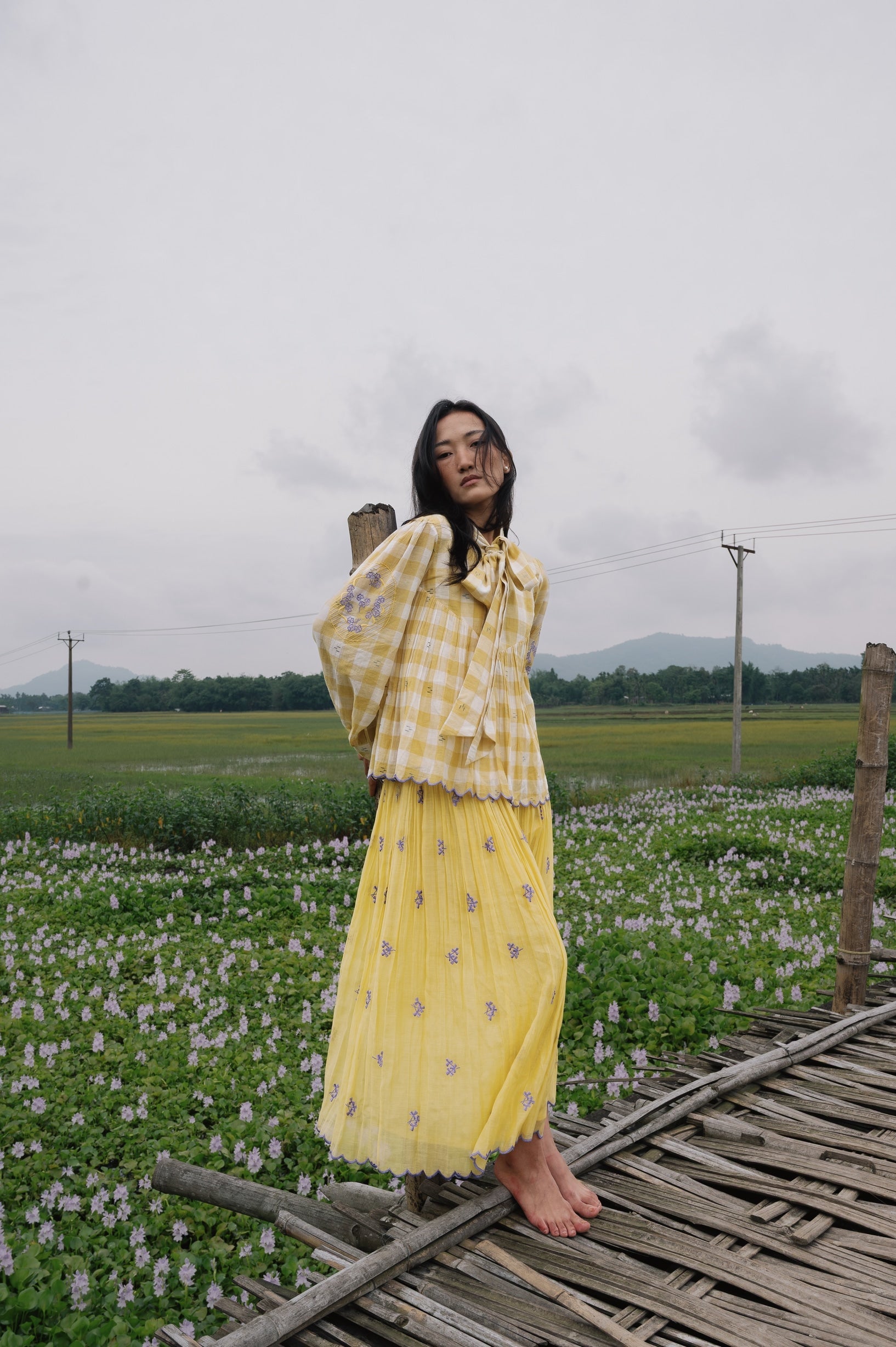 Kopou Set - Butter Yellow - CiceroniSkirt SetGaach