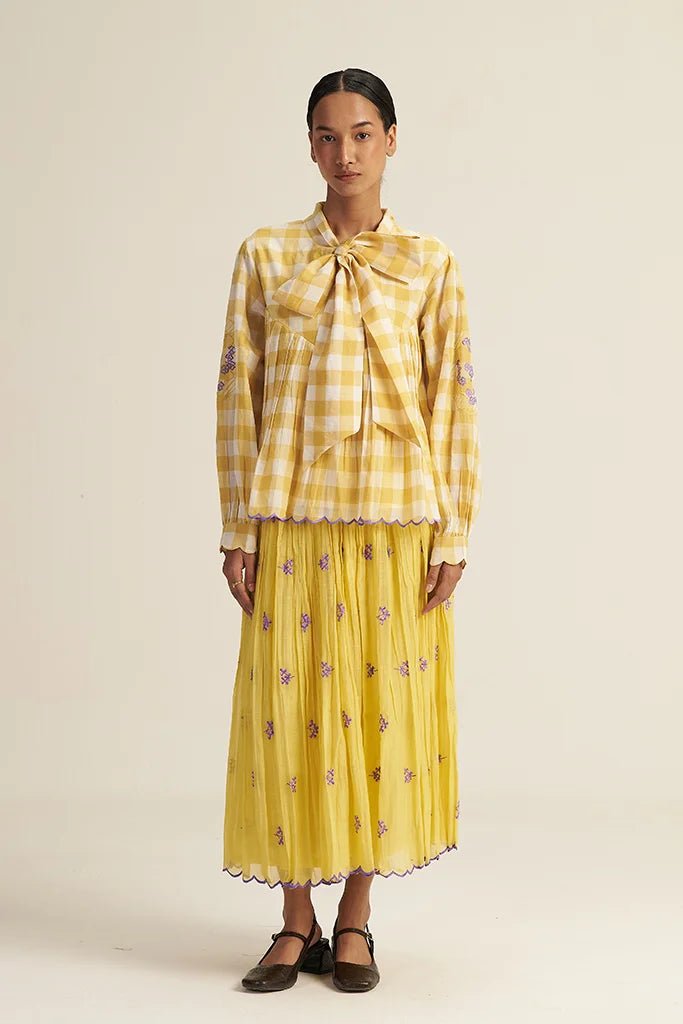 Kopou Set - Butter Yellow - CiceroniSkirt SetGaach