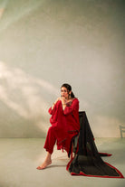 Kumkum Embroidered Dupatta - CiceroniDupattaPants and Pajamas