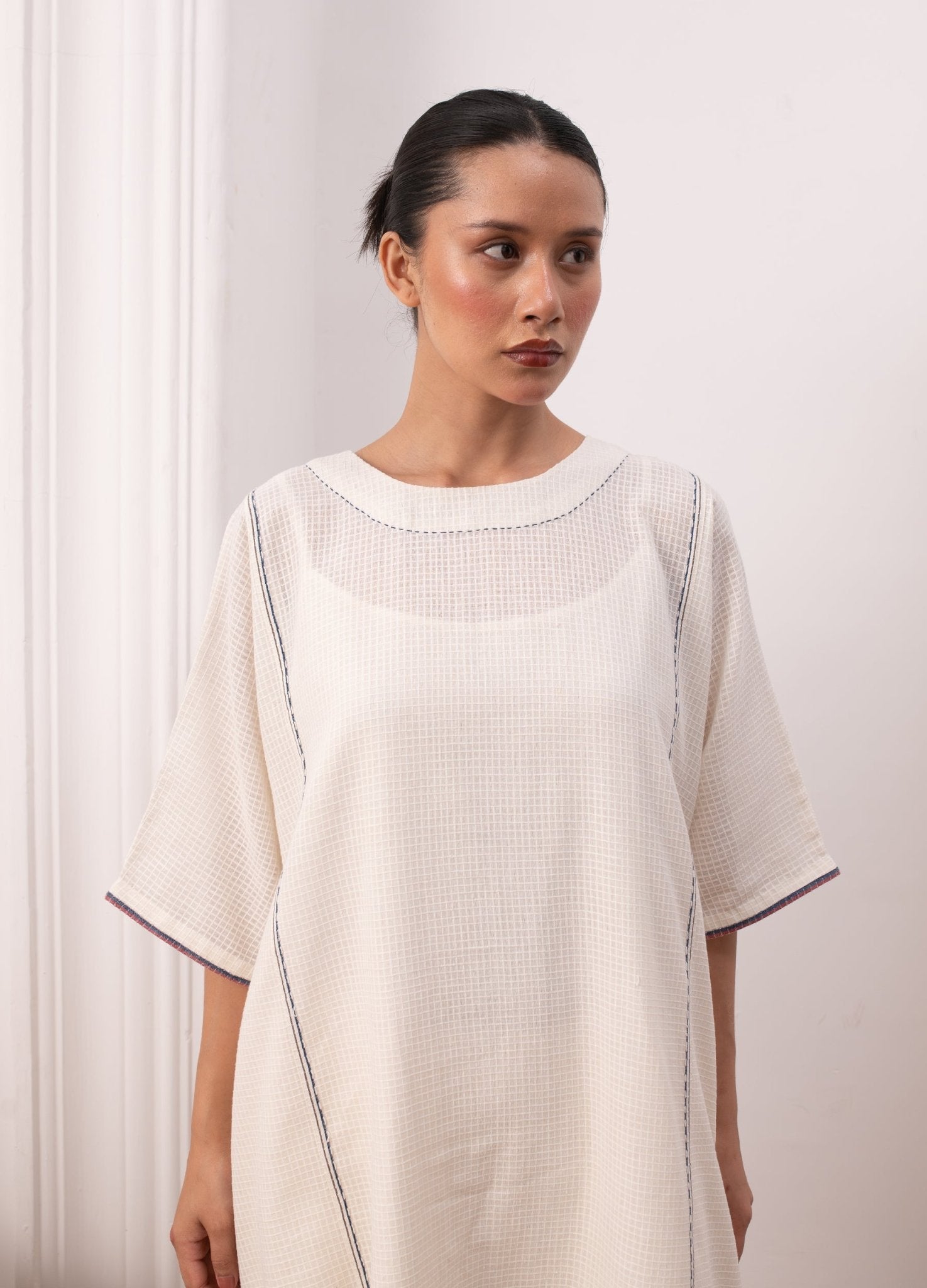 Kusama Set - Soft White - CiceroniKurta Set, Everyday WearHiranya