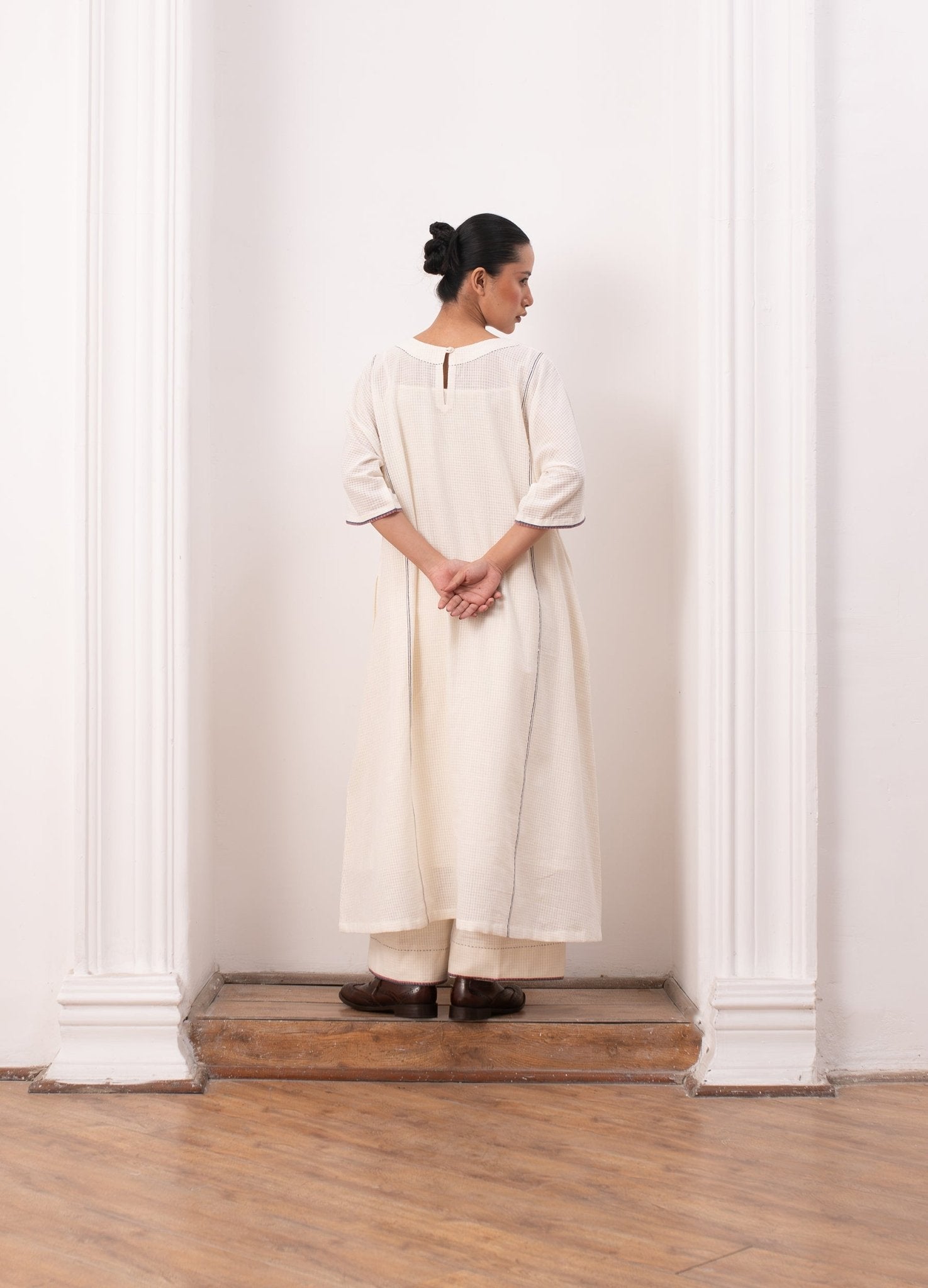 Kusama Set - Soft White - CiceroniKurta Set, Everyday WearHiranya