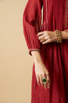 Laal Gulal Embroidered Kurta Set- Set of 3 - CiceroniKurta Set, Festive WearPants and Pajamas