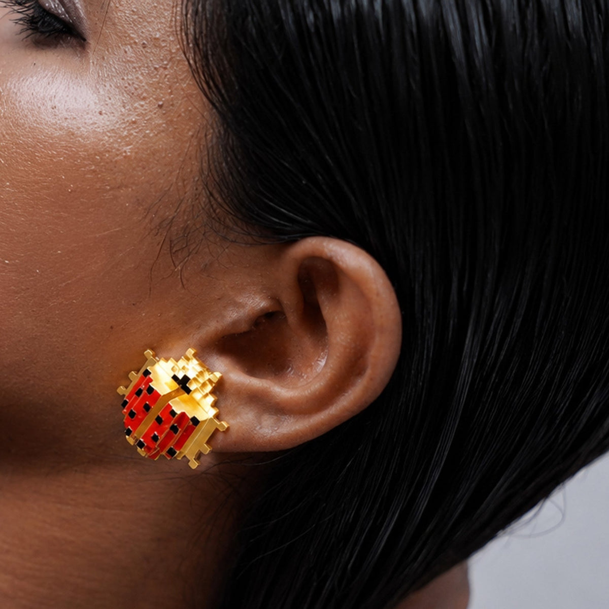 Ladybird Earring Studs Large - CiceroniEarringsNO.NA.MÈ