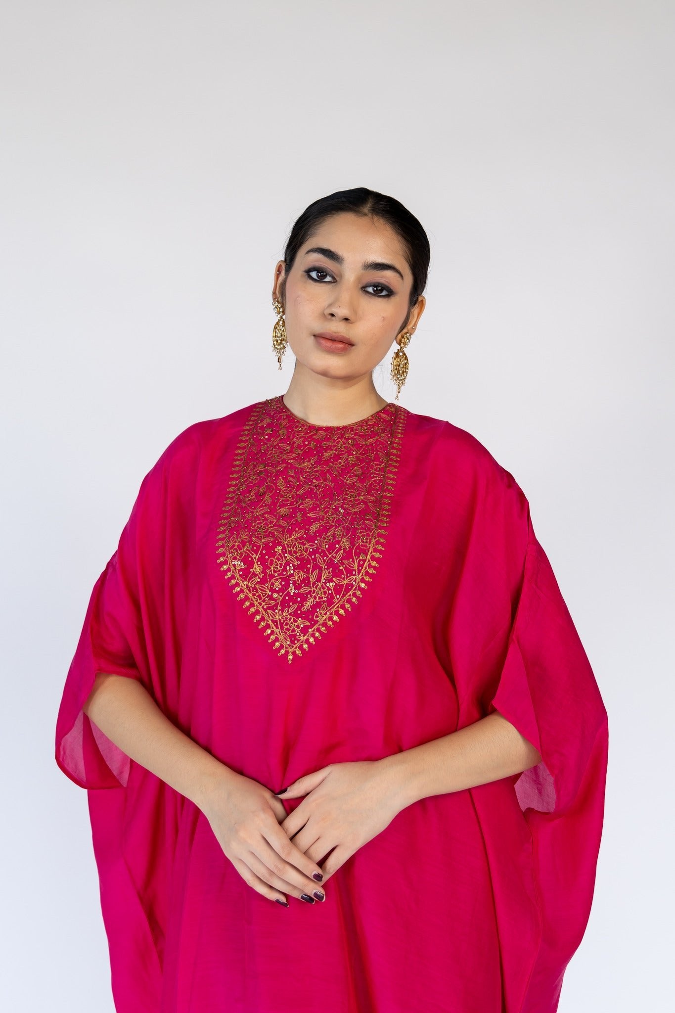 Lailaa Caftan Set - Rani Pink - CiceroniKaftan SetNirjara