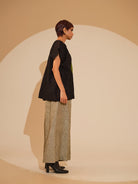 Lane Top - Black and Jade - CiceroniTopsStoique