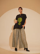 Lane Top - Black and Jade - CiceroniTopsStoique