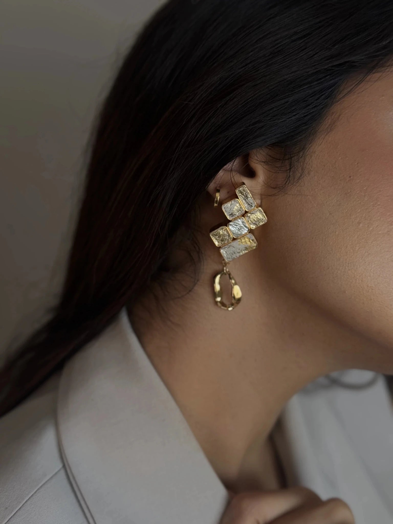 Lattice Drop Earrings - CiceroniEarringsNoupelle