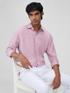 Lavender 100% Linen Classic Shirt - CiceroniMen Shirtsbhrāta