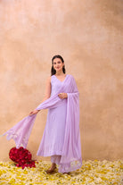 Lavender Grace Kurta Set - CiceroniKurta Set, Everyday WearTaro