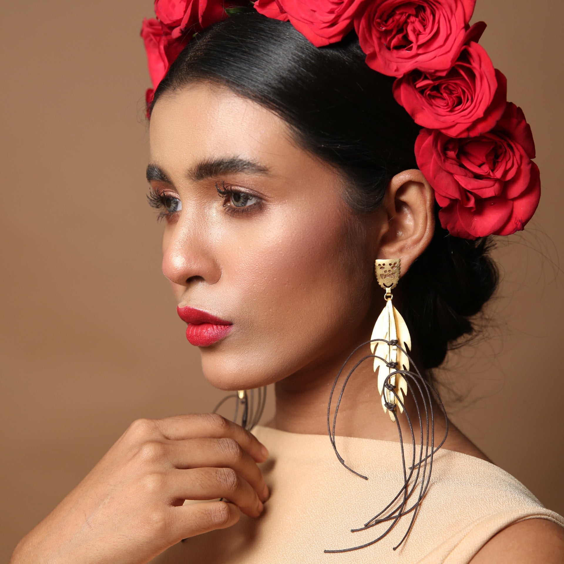 Leafy Charm Earring - CiceroniEarringsZaza by Somya