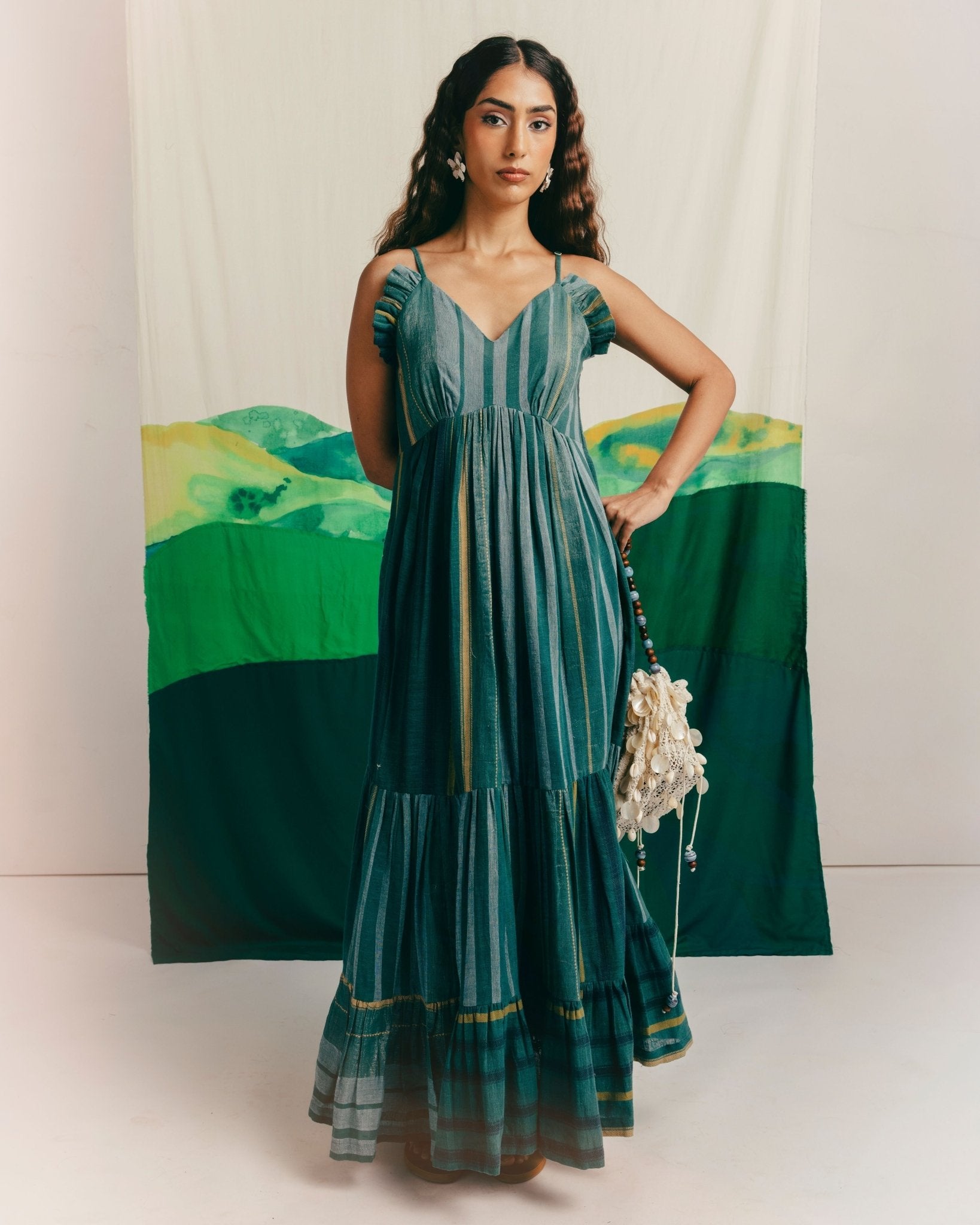 Leher Dress - Teal Green - CiceroniDressesRAFU'D