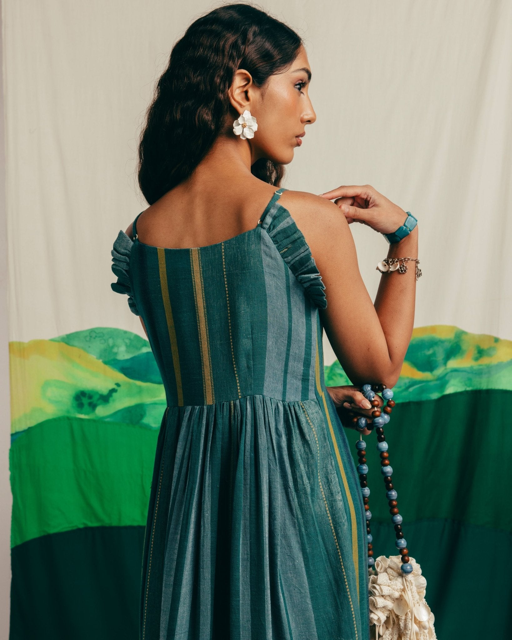 Leher Dress - Teal Green - CiceroniDressesRAFU'D