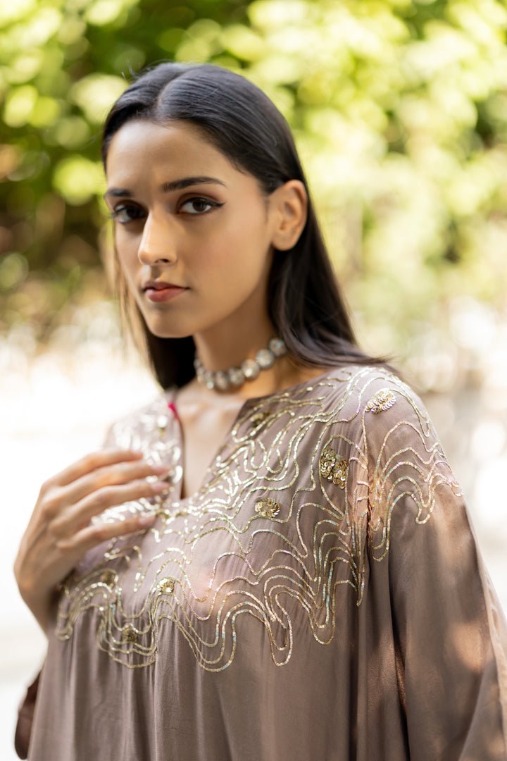 Leher Kaftan Co - ord Set - CiceroniKurta Set, Festive WearSilai Studio