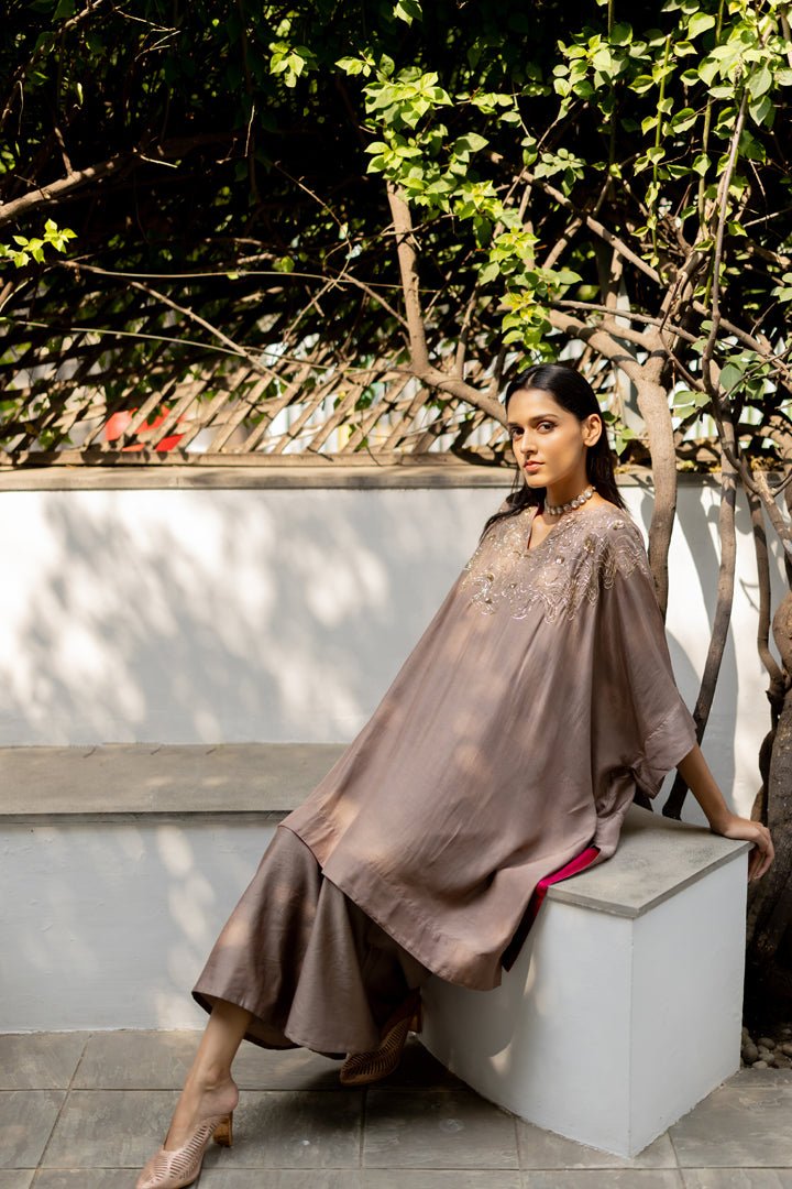 Leher Kaftan Co - ord Set - CiceroniKurta Set, Festive WearSilai Studio