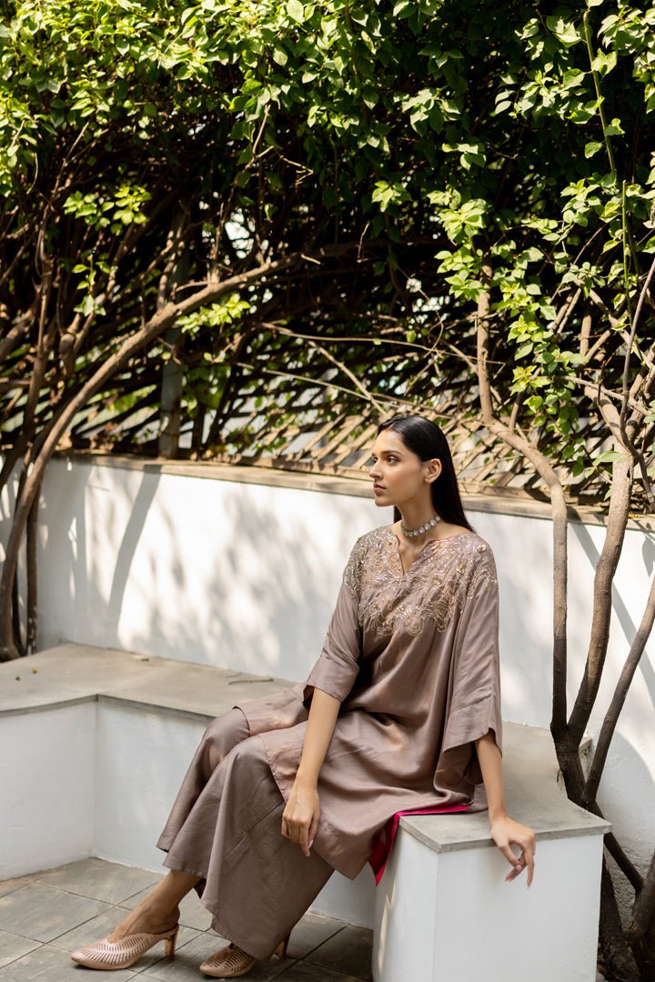 Leher Kaftan Co - ord Set - CiceroniKurta Set, Festive WearSilai Studio