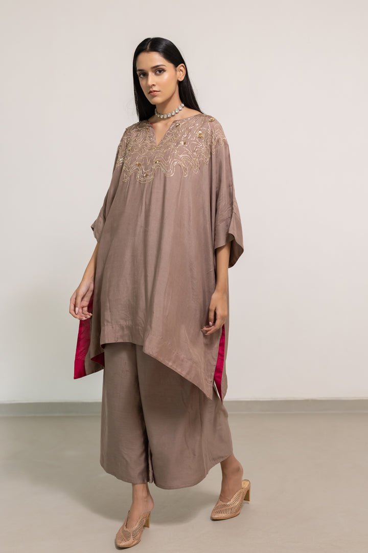 Leher Kaftan Co - ord Set - CiceroniKurta Set, Festive WearSilai Studio