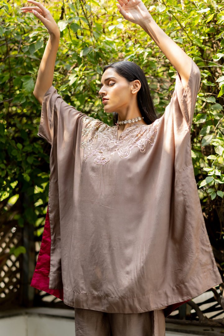 Leher Kaftan Co - ord Set - CiceroniKurta Set, Festive WearSilai Studio