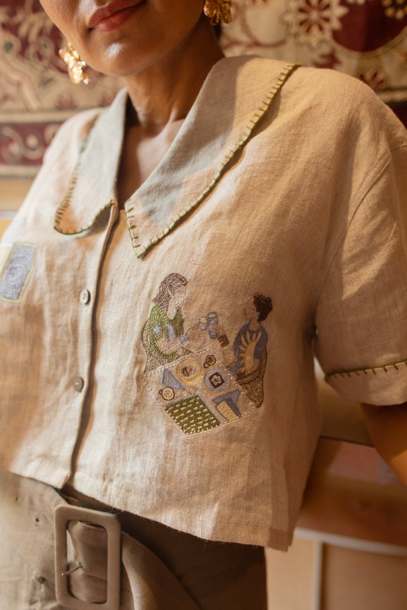 Leopold Crop shirt - CiceroniShirtAsaii