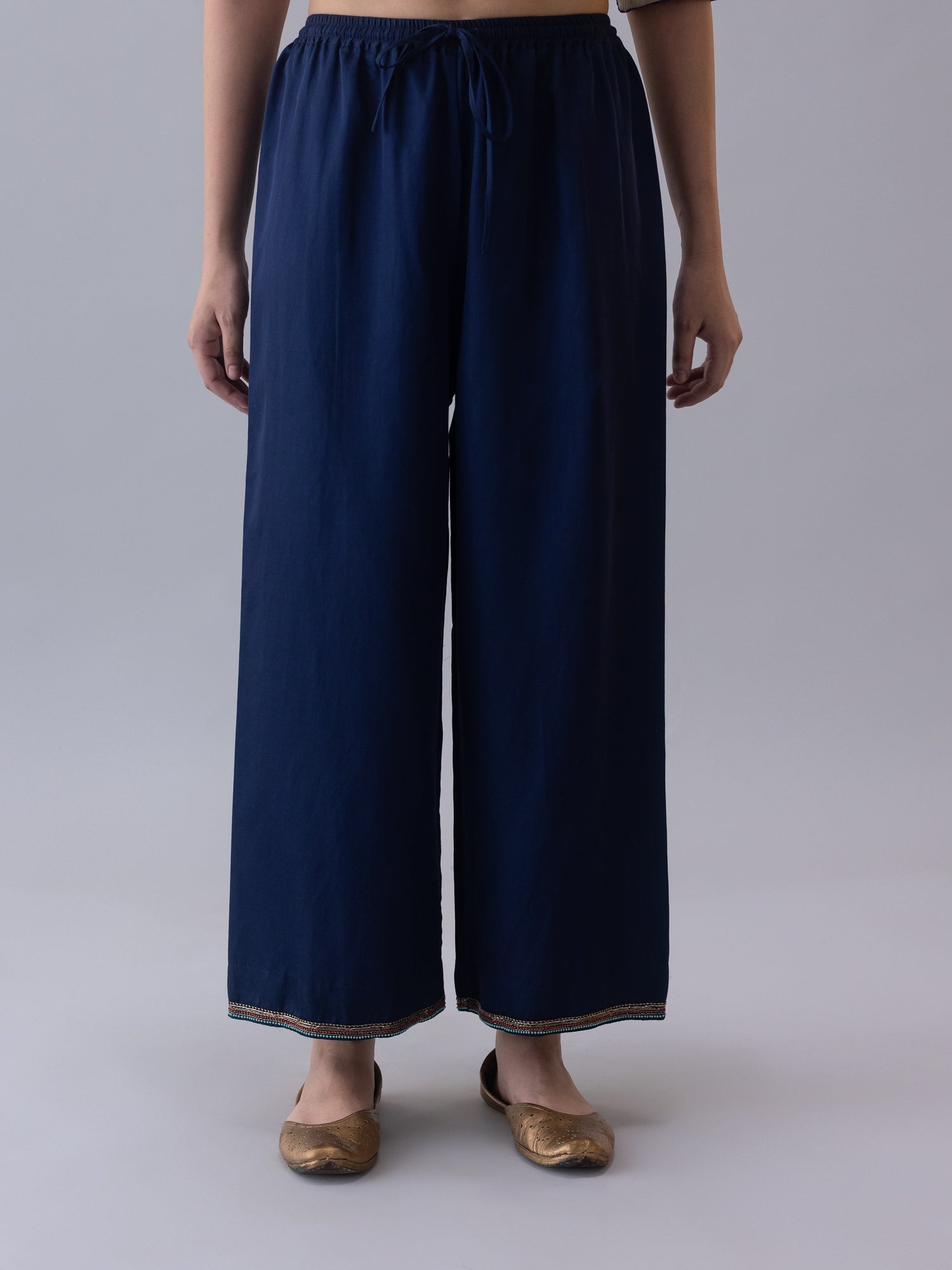 Lhamo Indigo Pyjama - CiceroniWomen PantsShades of India