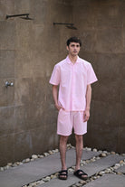 Light Pink Cuban Collar Shirt - CiceroniMen ShirtsRAAS Life