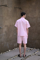 Light Pink Cuban Collar Shirt - CiceroniMen ShirtsRAAS Life