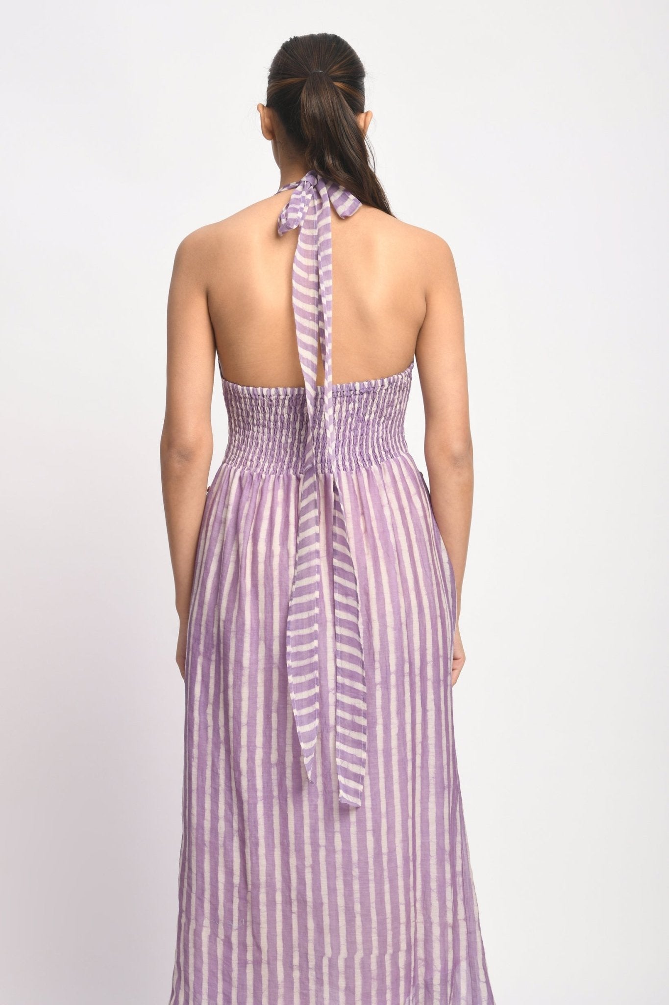 Lilac Halter Dress - CiceroniDressesJayati Goenka