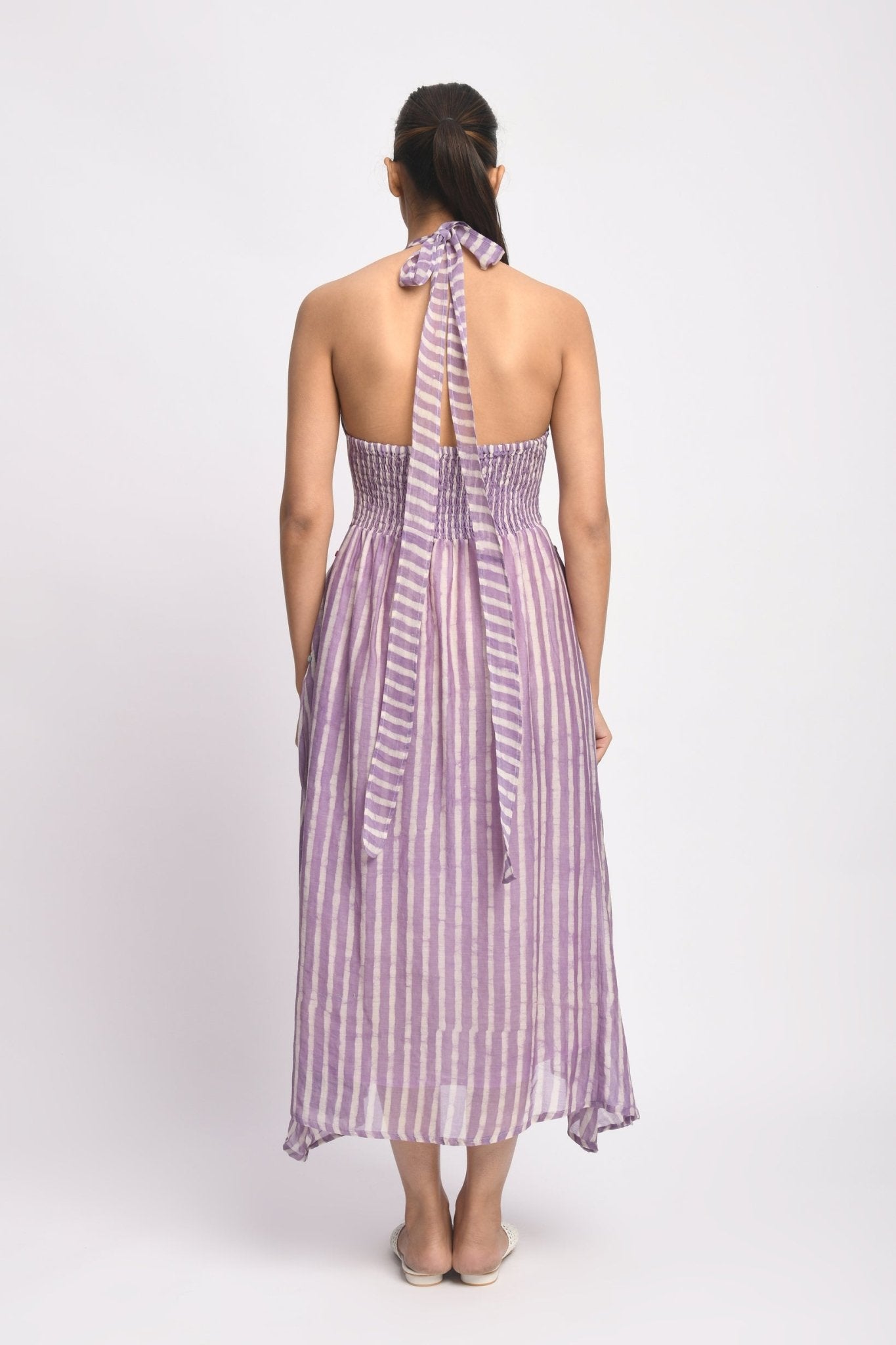 Lilac Halter Dress - CiceroniDressesJayati Goenka