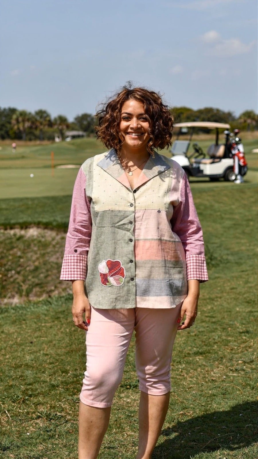 Lilac Patch Shirt – Taant Stripes Jamdani - CiceroniWomen ShirtsBhomra