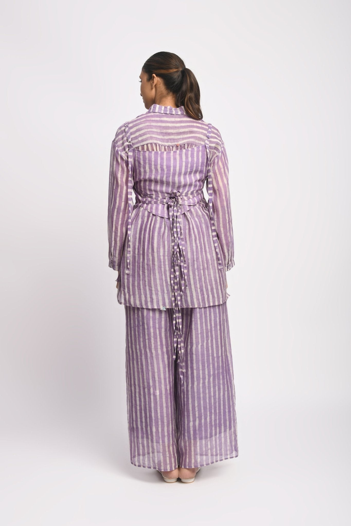 Lilac Stripe Co - ord Set - CiceroniCo - ord SetJayati Goenka
