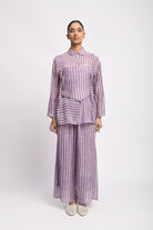 Lilac Stripe Co - ord Set - CiceroniCo - ord SetJayati Goenka