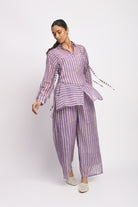 Lilac Stripe Co - ord Set - CiceroniCo - ord SetJayati Goenka