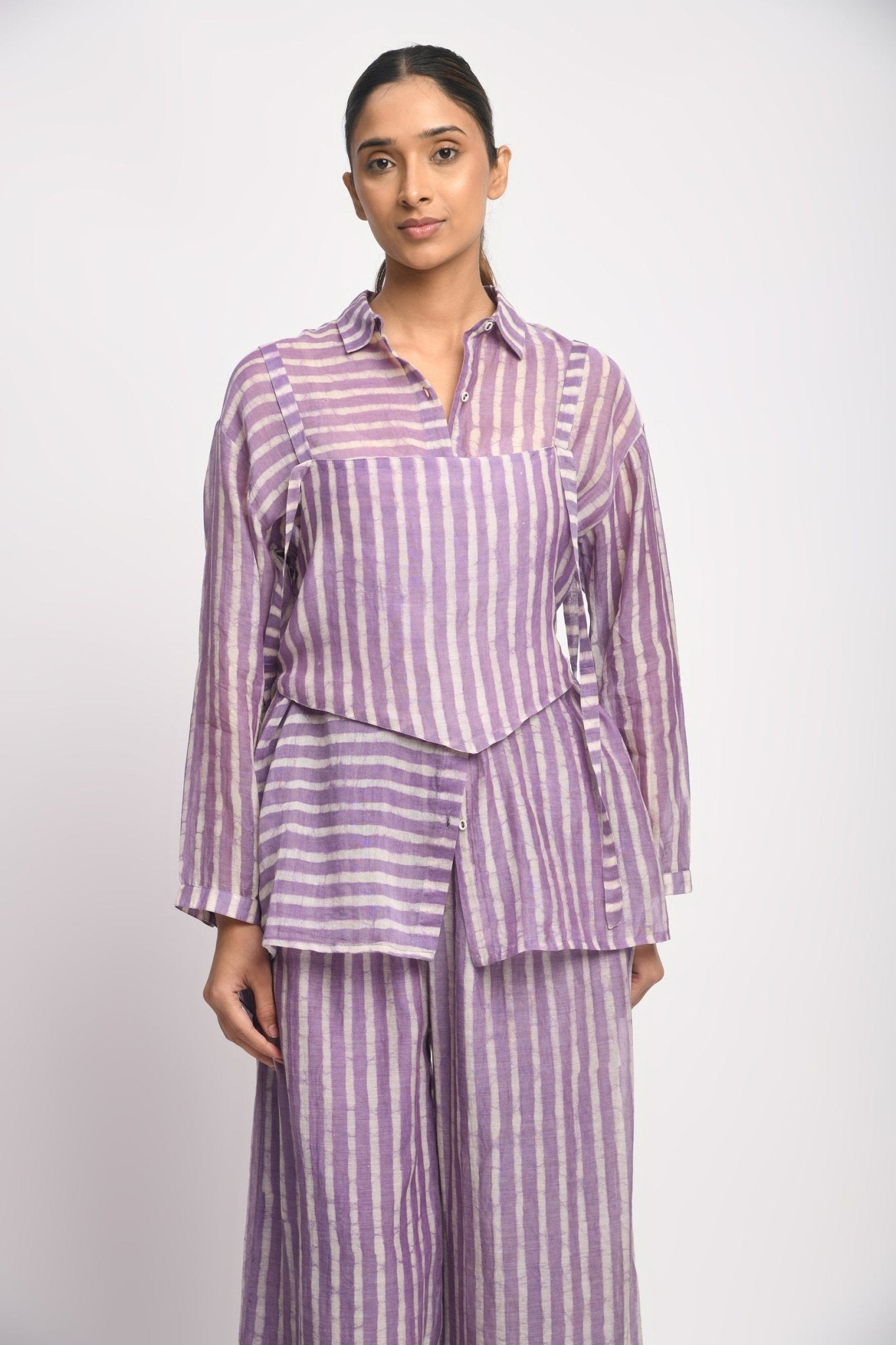 Lilac Stripe Co - ord Set - CiceroniCo - ord SetJayati Goenka