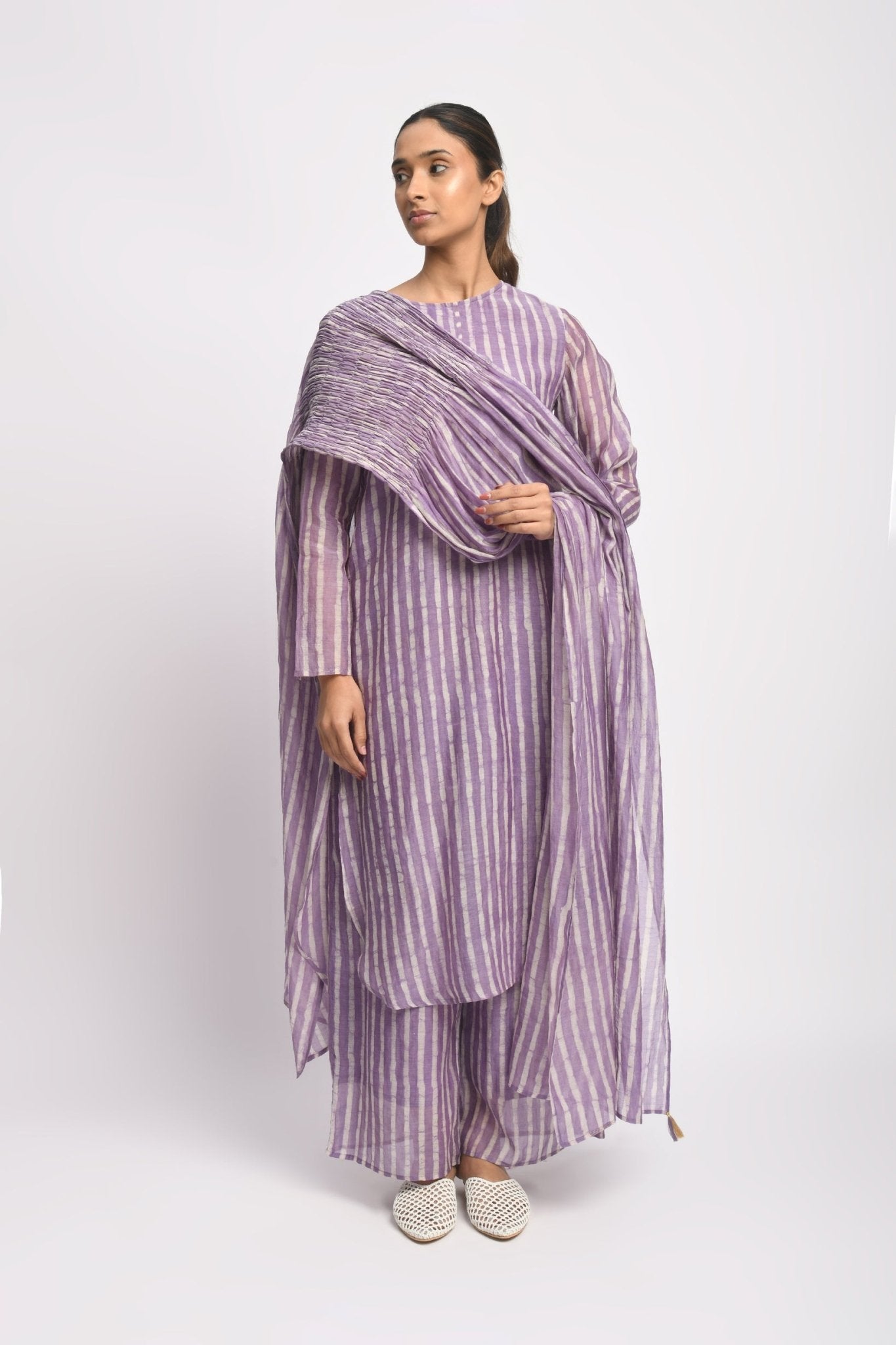 Lilac Suit Set - CiceroniKurta Set, Everyday WearJayati Goenka