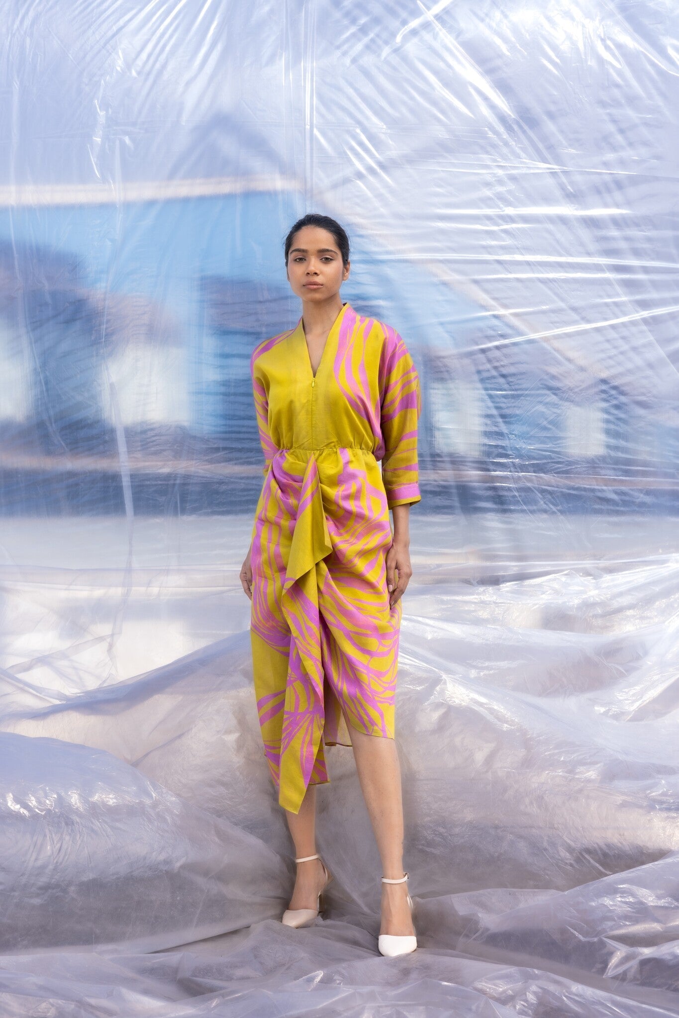 Lime String Dress - CiceroniDressesBENNCH