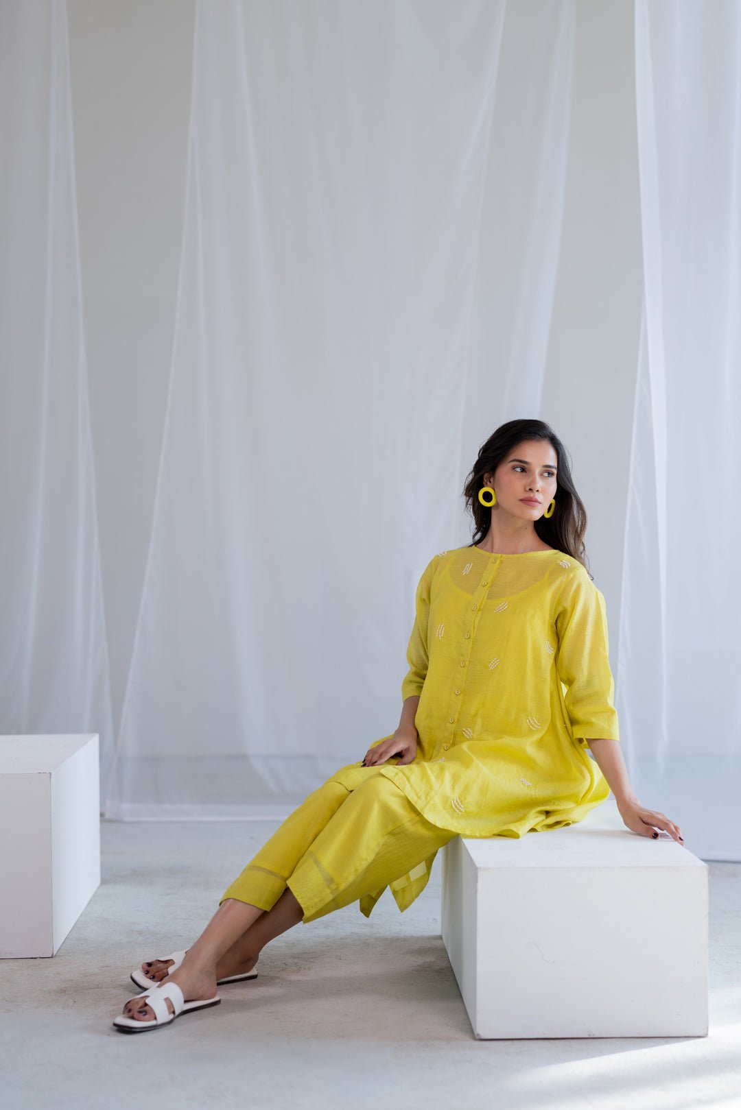 Lime & Zest Tunic - CiceroniKurta, Everyday WearSilai Studio