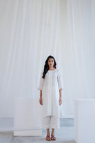 Linear Linen Co - ord Set - CiceroniKurta Set, Everyday WearSilai Studio