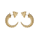 Lion Reverse Hoops - CiceroniEarringUnbent